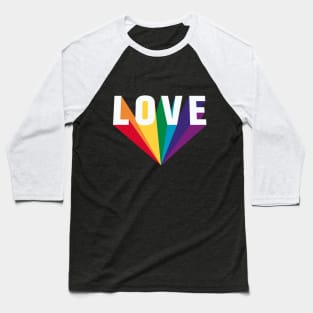 Rainbow Love Baseball T-Shirt